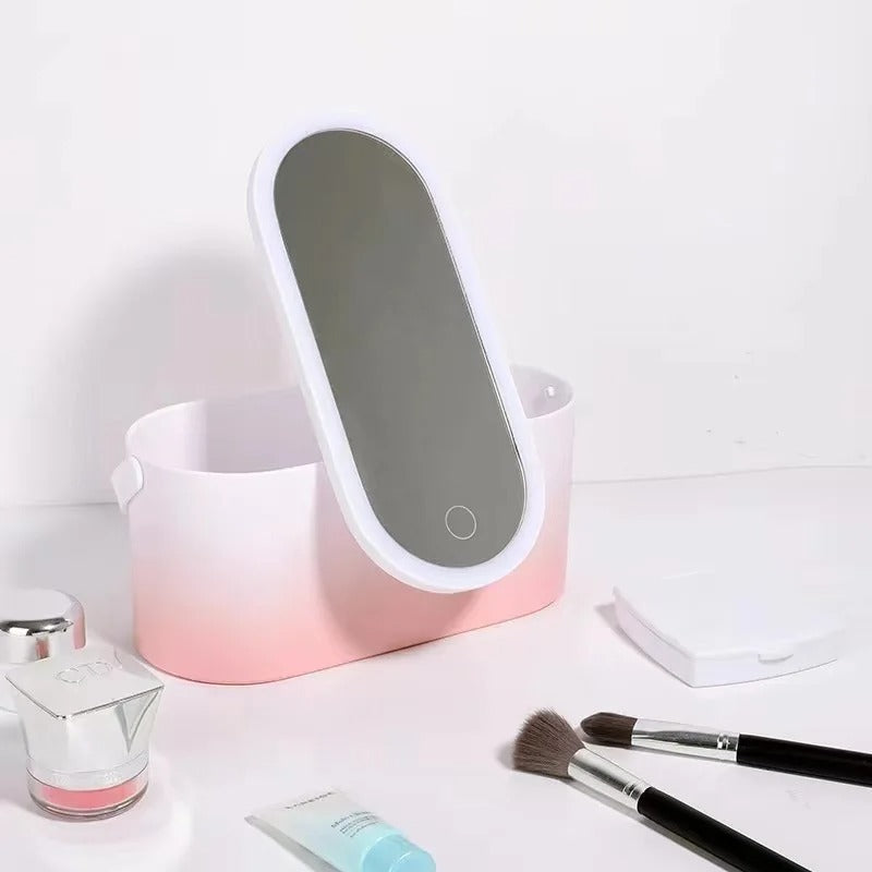 Makeup Case with LED Mirror - Lumivault