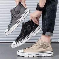 Trendy Urban Canvas Sneakers for Men - Viktor