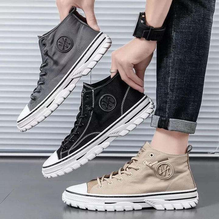 Trendy Urban Canvas Sneakers for Men - Viktor