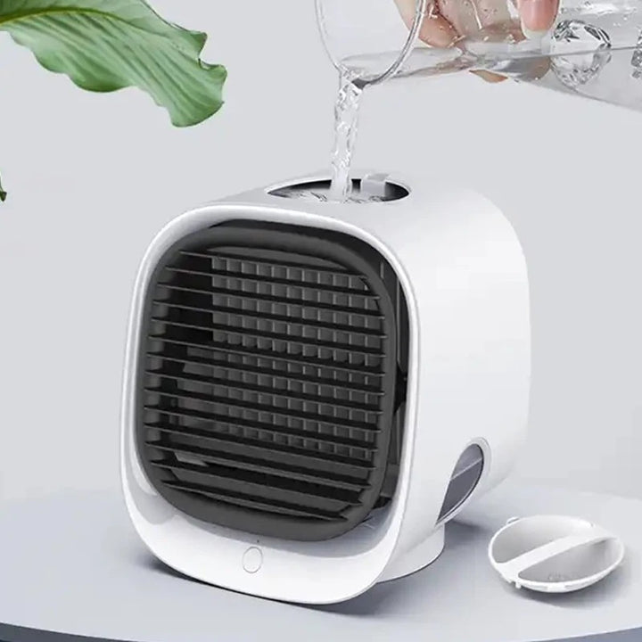 Aron Compacte Airco | 2-in-1 luchtkoeler en luchtbevochtiger voor thuis of kantoor
