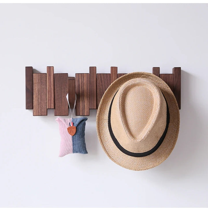 HarmonyCoat™ Houten Piano Kapstok – Stijlvolle Wanddecoratie & Praktische Opberger