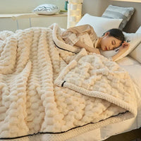 Double-sided Coral Velvet Blanket for Autumn & Winter – TurtleWarm