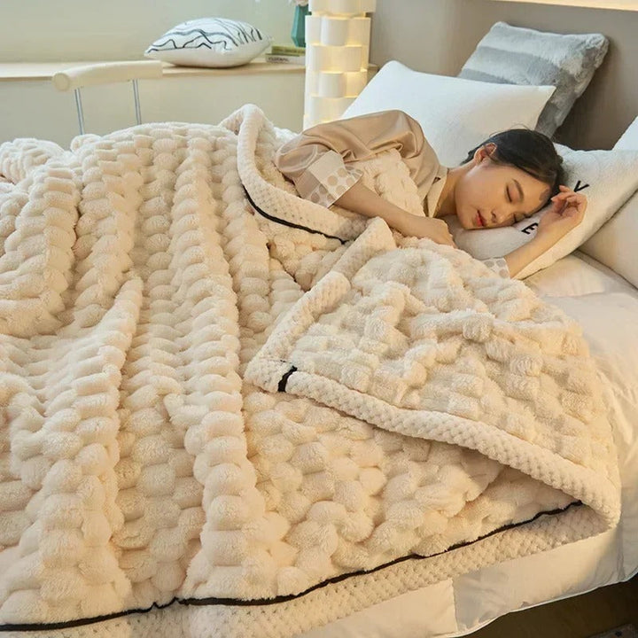 Double-sided Coral Velvet Blanket for Autumn & Winter – TurtleWarm