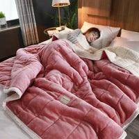 Warme Flanellen koral fleece deken voor herfst en winter – CosyBlanket