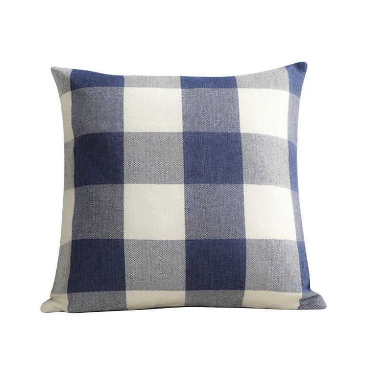 Gezellige Geruite Kussenhoes in Landhuisstijl – Autumn Plaid