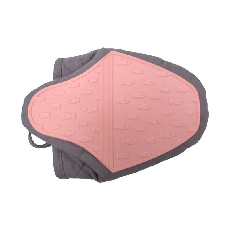 Fish-Shaped Silicone Oven Mitt & Multifunctional Kitchen Helper - Finley