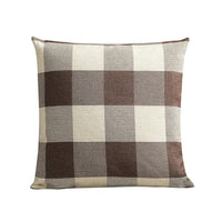 Gezellige Geruite Kussenhoes in Landhuisstijl – Autumn Plaid