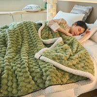 Double-sided Coral Velvet Blanket for Autumn & Winter – TurtleWarm