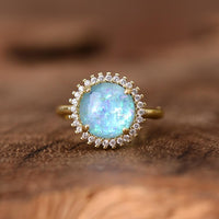 Mystical Shine Cocktail Ring – Elowen