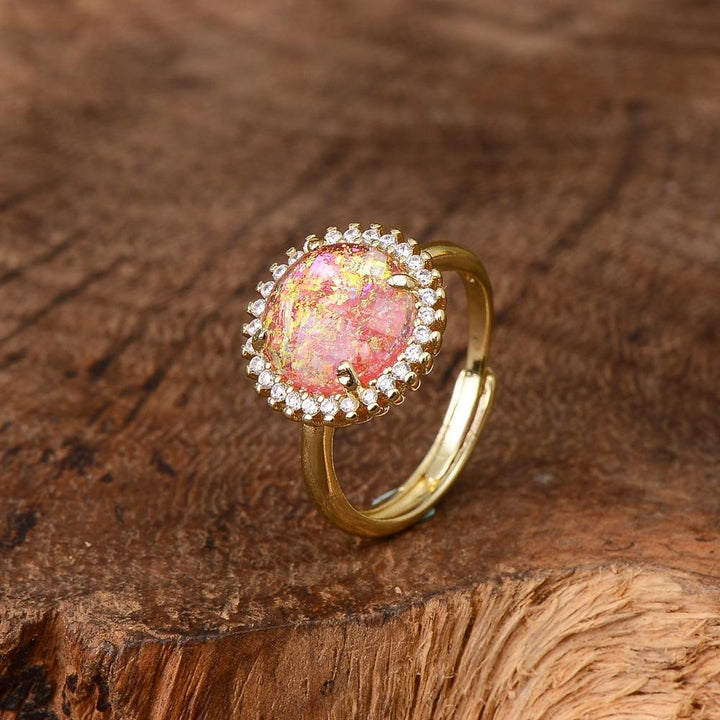 Mystical Shine Cocktail Ring – Elowen