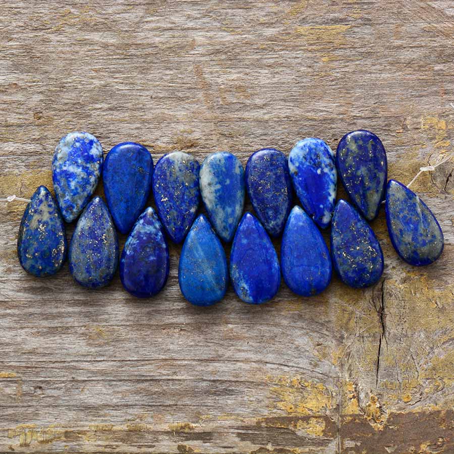Deep Blue Lapis Earrings of the Dreamers - Selene