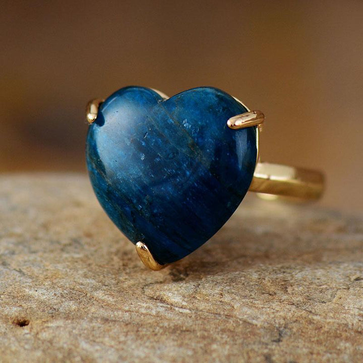 Genezing Hart Edelsteen Ring - Selena