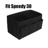 Felt Handbag and Makeup Organizer Insert – Multi-Compartment Handbag Storage