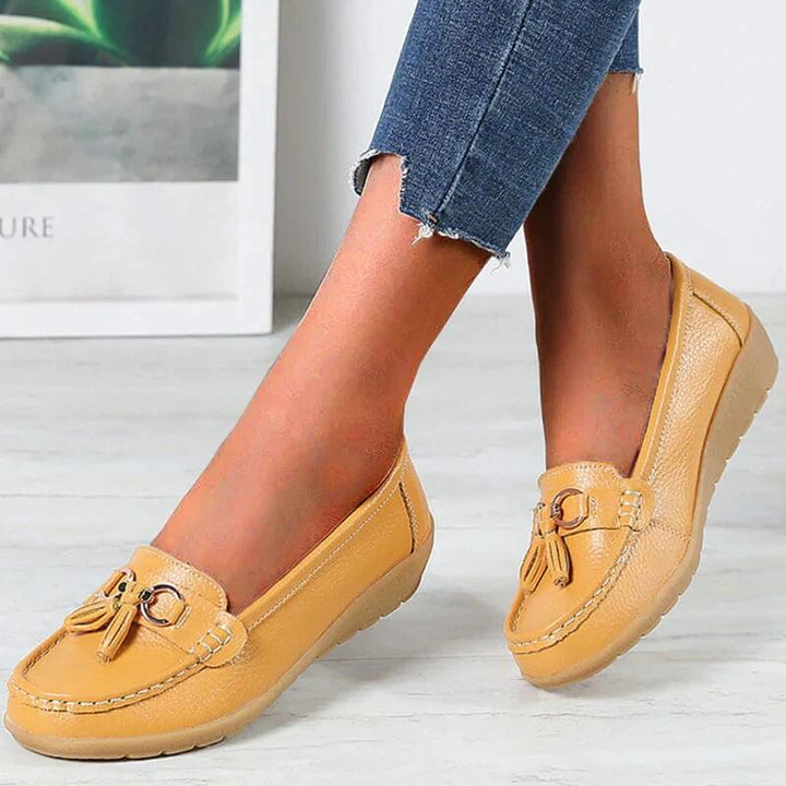 Orthopedic Leather Loafers – Isabella