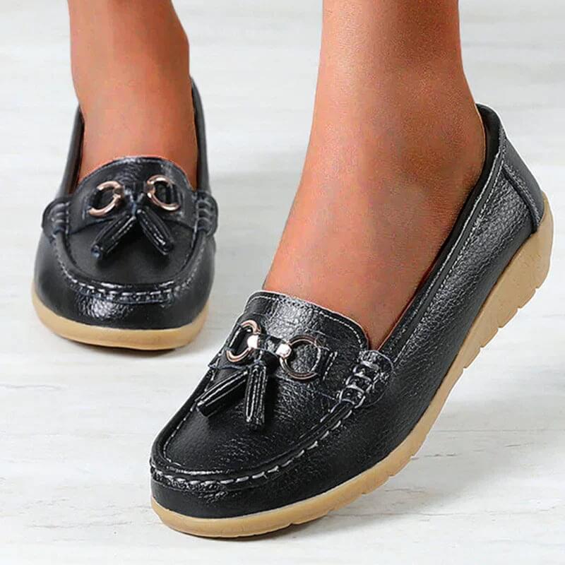 Orthopedic Leather Loafers – Isabella