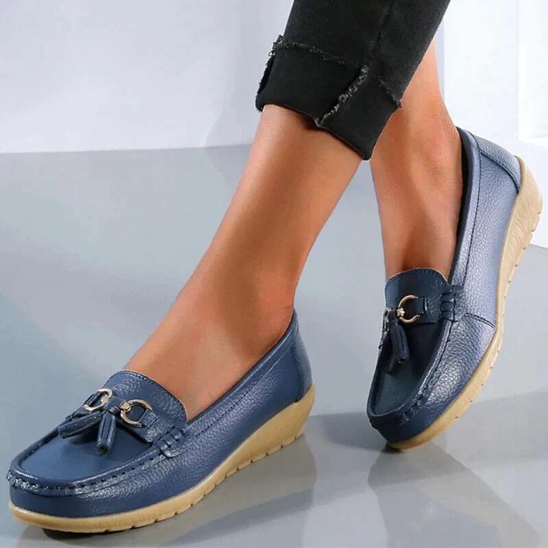 Orthopedic Leather Loafers – Isabella