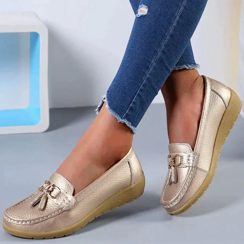 Orthopedic Leather Loafers – Isabella