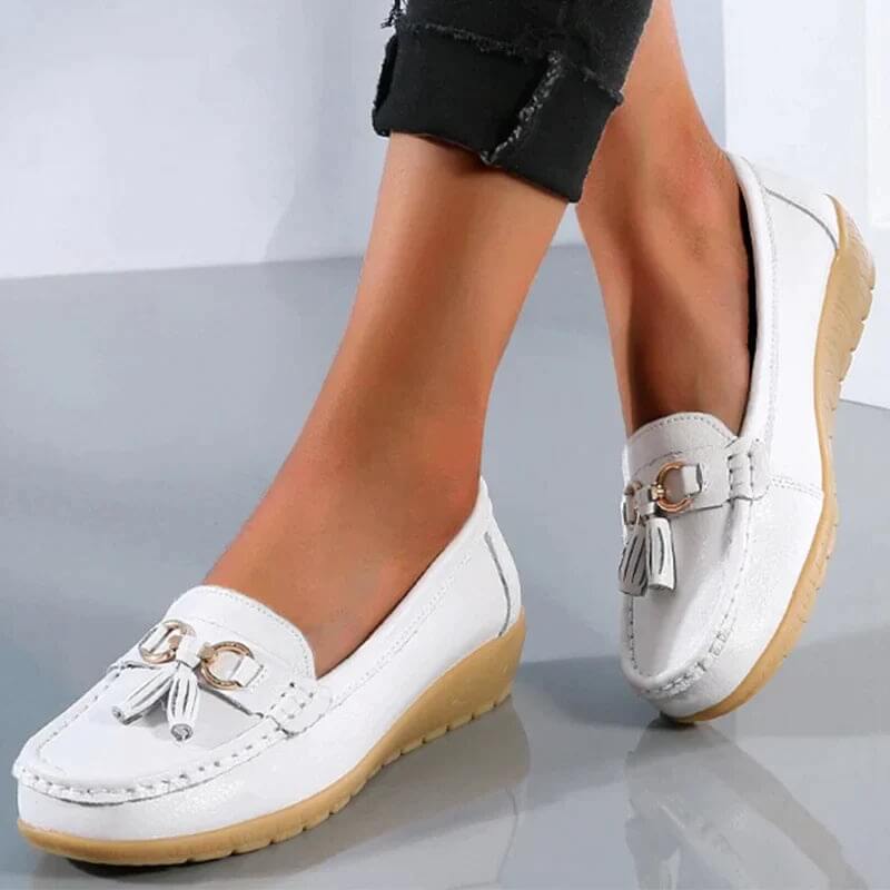 Orthopedic Leather Loafers – Isabella