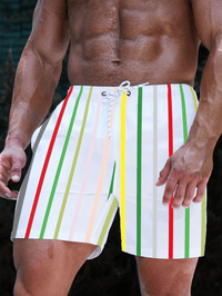 Quick-drying men's swim shorts with comfortable fit - Luca