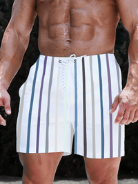 Quick-drying men's swim shorts with comfortable fit - Luca