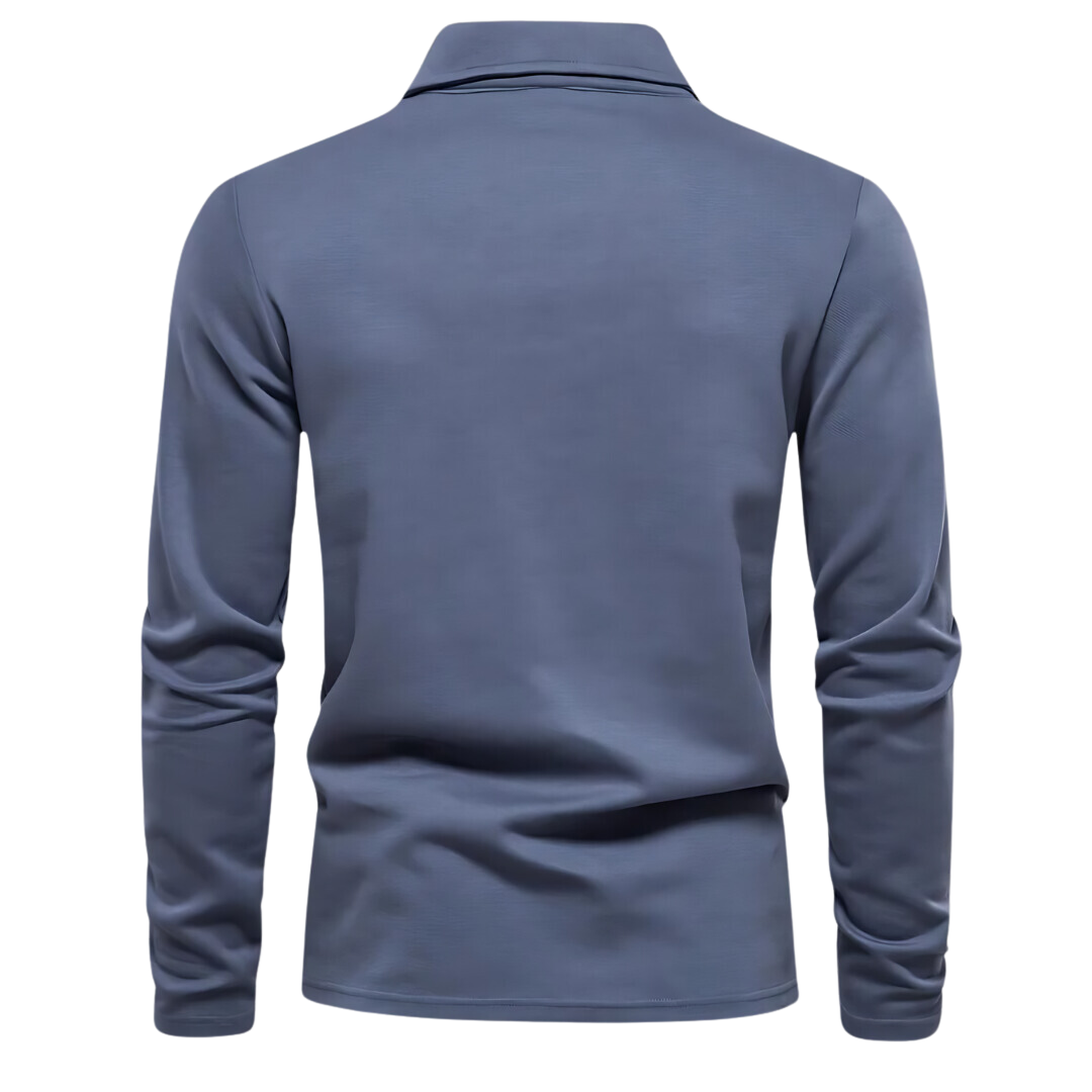 Men's Long Sleeve Polo Shirt - Vince