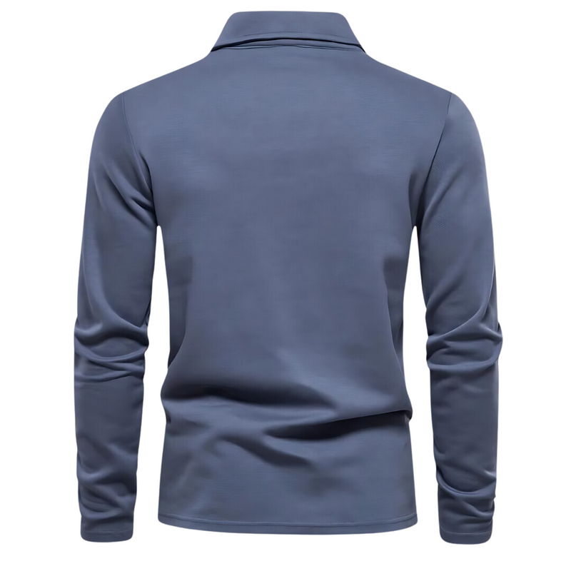 Men's Long Sleeve Polo Shirt - Vince