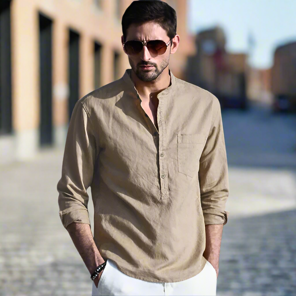 Lightweight Linen Men's Shirt – Thiago