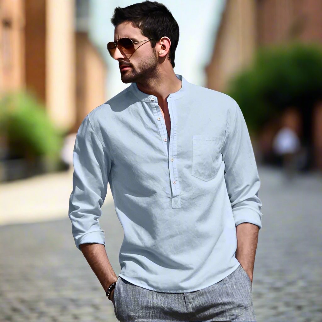 Lightweight Linen Men's Shirt – Thiago