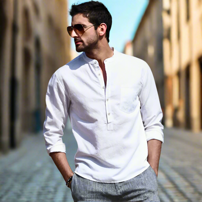 Lightweight Linen Men's Shirt – Thiago