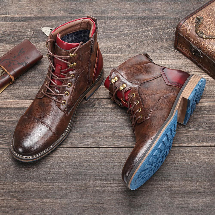 Brown Men's Oxford Boots – Jules