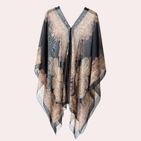 Versatile Poncho Scarf for Women - Mira