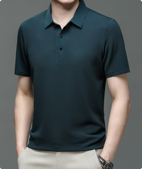Men’s Polo Shirt in Breathable Mesh – Matteo