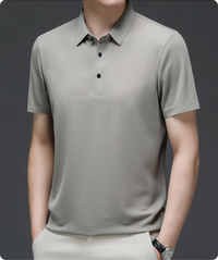Men’s Polo Shirt in Breathable Mesh – Matteo