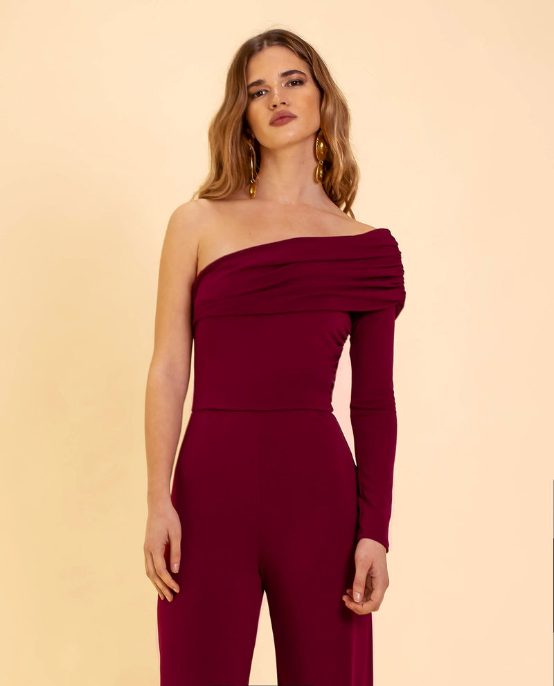 Women’s One-Shoulder Jumpsuit – Alessia