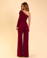 Women’s One-Shoulder Jumpsuit – Alessia