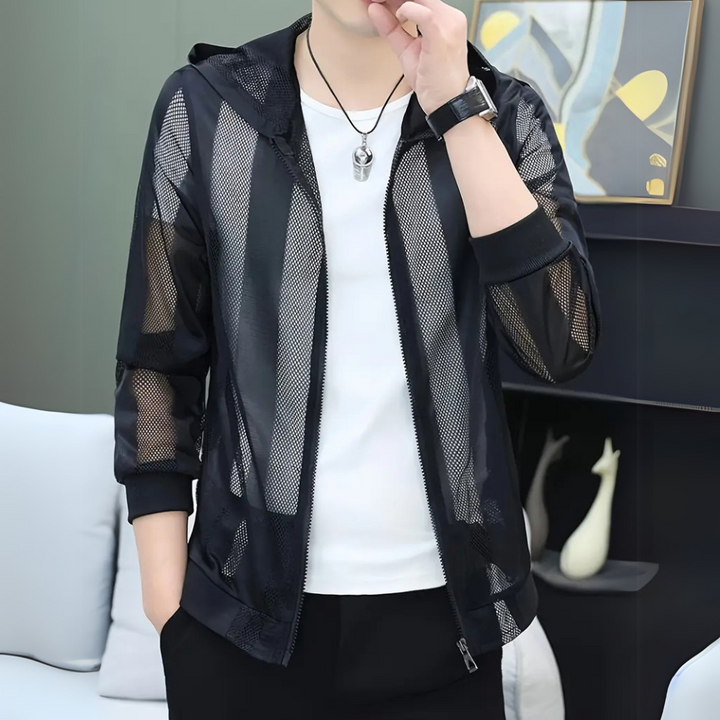 Lightweight Summer Jacket with Hood for Men - Vince