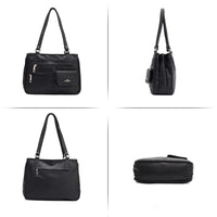 Multi-vakken Dames Schouder- en Crossbody Handtas – FlexiCarry