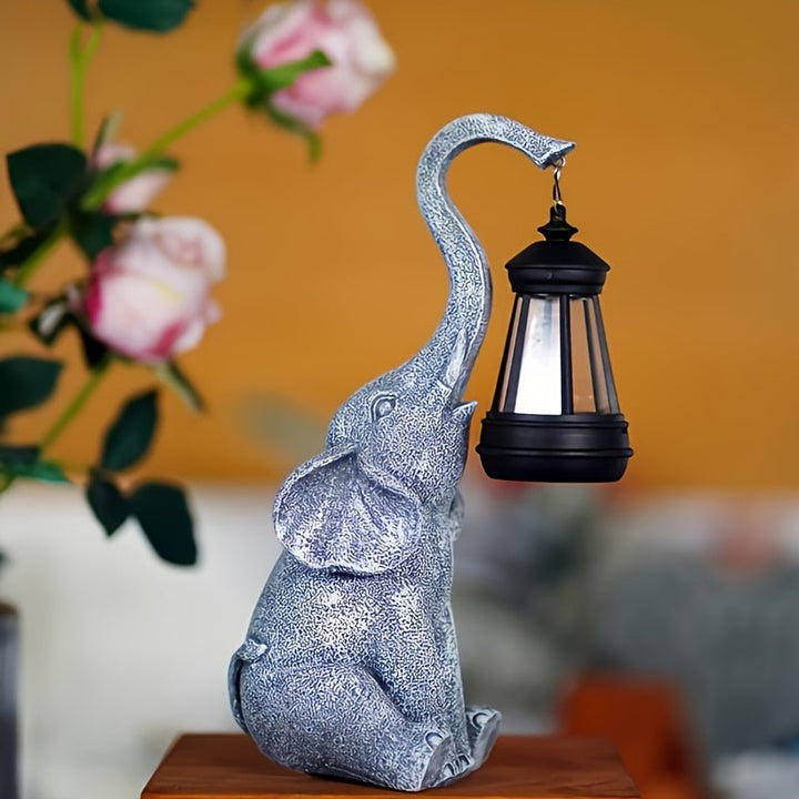 Atmospheric Solar Lamp for the Garden - Elephant Glow
