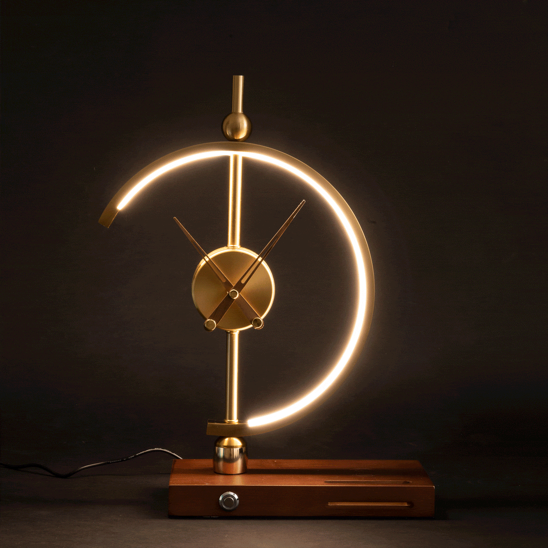 Luxe Oplaadbare Lampenklok - KyotoGlow