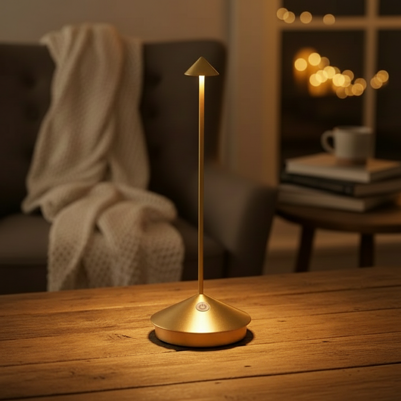 ClarityGlow – Draadloze LED Tafel Lamp