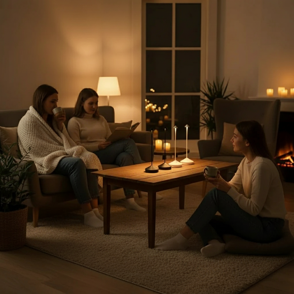 ClarityGlow – Draadloze LED Tafel Lamp