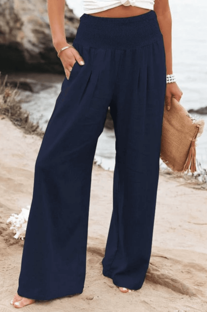 Trendy Palazzo Pants with Boho Flair – Yasmin
