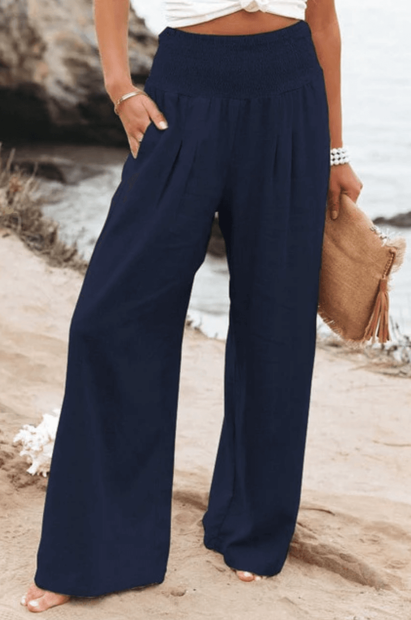 Trendy Palazzo Pants with Boho Flair – Yasmin