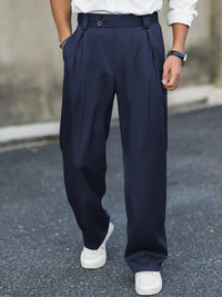 Loose Men's Pants with Pleats – Matteo