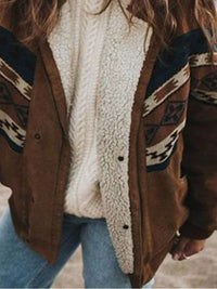Warm Retro Plush Winter Coat - Daisy