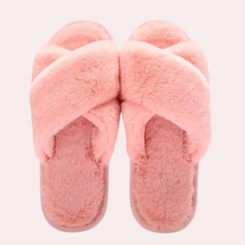 Warm Crossband Slippers for Women - Maëlle