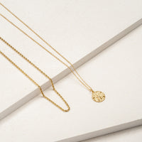 Necklace with Sand Dollar Pendant - Marisol