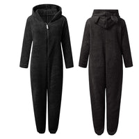 Super Soft Fleece Onesie with Bear Ears - BearHug