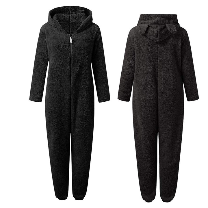 Super Soft Fleece Onesie with Bear Ears - BearHug