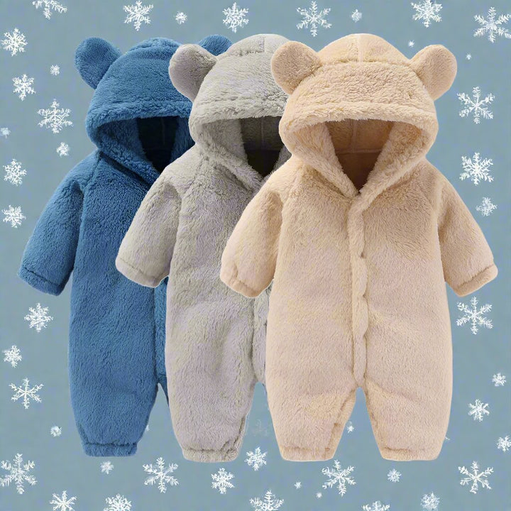 Ciepła piżama dla niemowląt i małych dzieci – CuddleCub